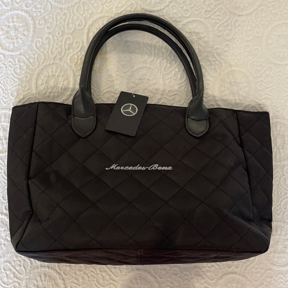 Mercedes Benz Bags Nwt Mercedes Benz Black Quilted Tote Bag Poshmark